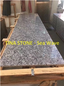 Sea Wave Granite Slabs Tiles for Countertops