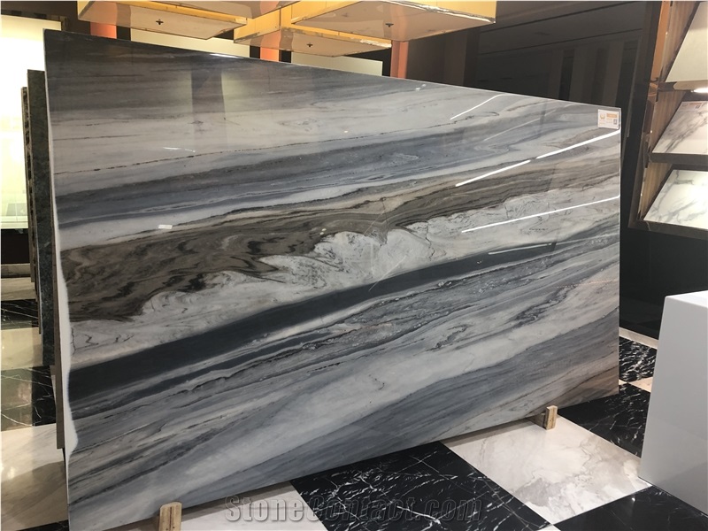 Marble Look Crystallized Glass Tile