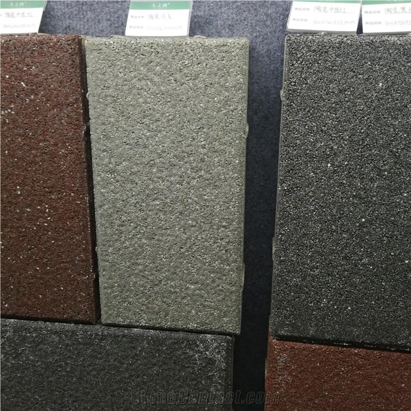 Water Permeable Ceramic Block Pavers Type 3
