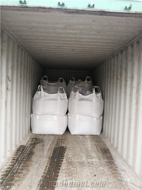 White Beige Polished River Pebbles 50-70mm