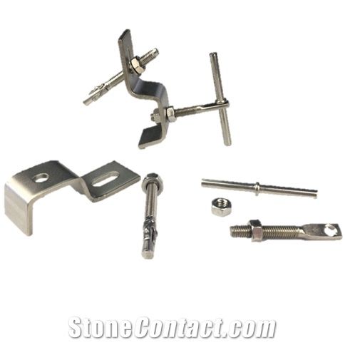 Z Stone Fixing Bracket, Wall Mounting Anchors