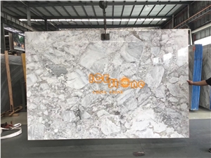 China Super White Horizon Grey Marble Slab & Tile China Super White Horizon Grey Marble Slab & Tile