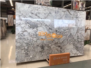 China Super White Horizon Grey Marble Slab & Tile