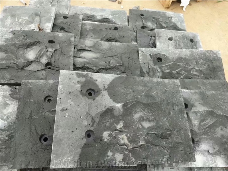Black Basalt Mushroom Stone