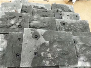 Black Basalt Mushroom Stone