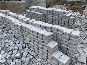 Chinese Pink Granite G617 Cobble Stone Pavers