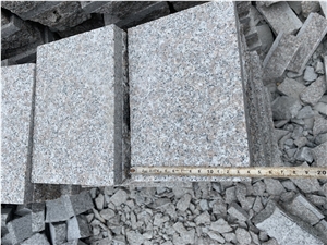 Chinese Pink Granite G617 Cobble Stone Pavers