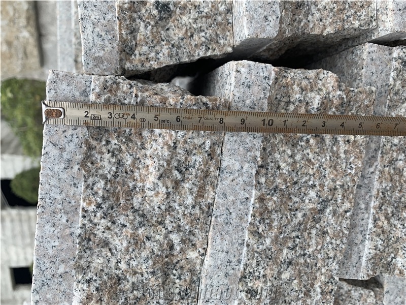 Chinese Pink Granite G617 Cobble Stone Pavers