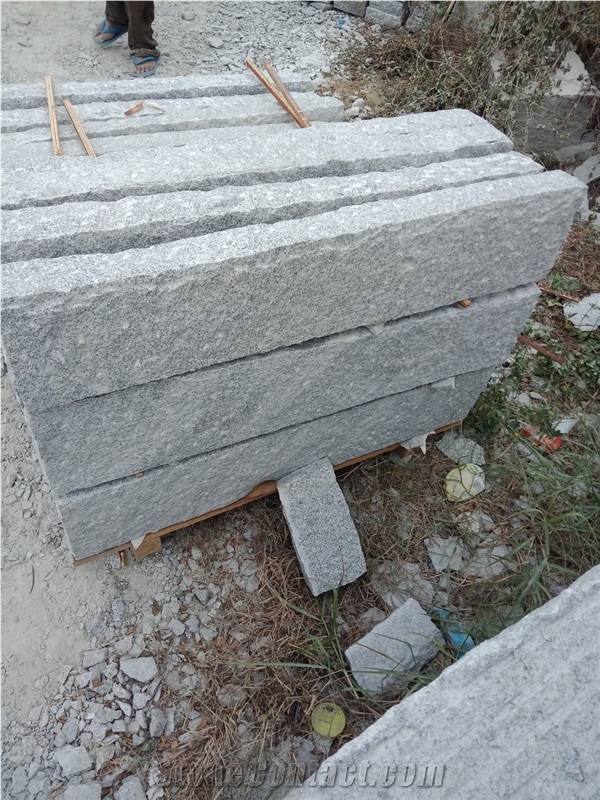 G603 Grey Granite Split Kerbstone Road Stone