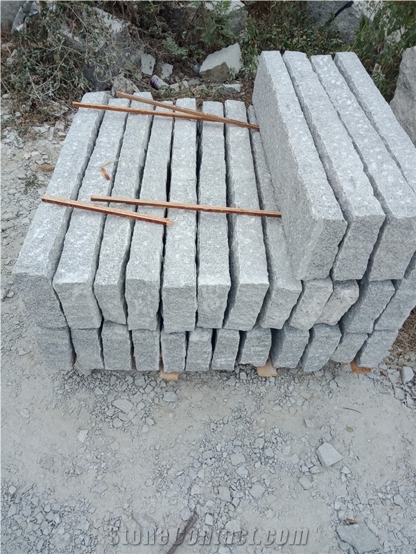G603 Grey Granite Split Kerbstone Road Stone