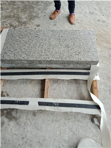 G655 Hazel White Flamed Tile