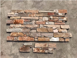 Multicolor Slate Culture Stone Wall Cladding