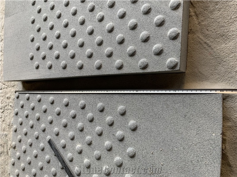 New G684 Light Black Granite Tactile Paver