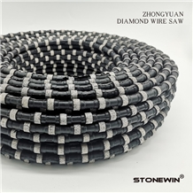 Rubber Diamond Wire Cutting Rope For Granite