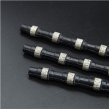 Rubber Diamond Wire Cutting Rope For Granite