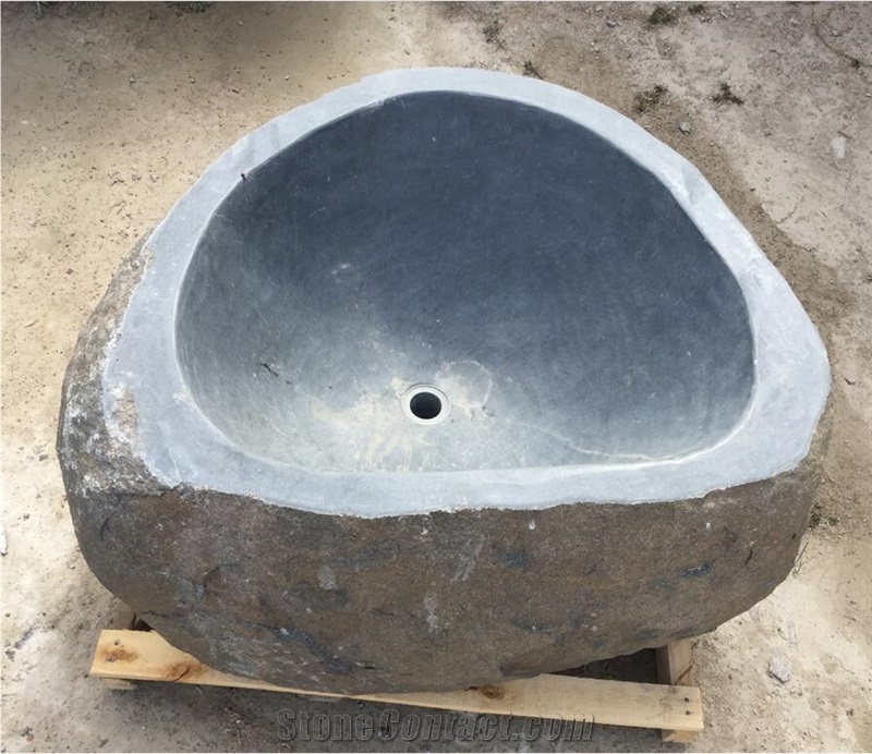 Natural River Stone Flower Pots