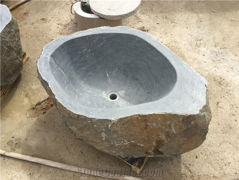 Natural River Stone Flower Pots