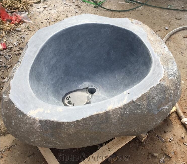 Natural River Stone Flower Pots