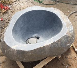 Natural River Stone Flower Pots