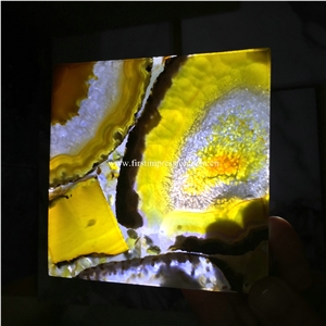 Yellow Agate Gemstone Slabs,Tiles