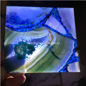 Yellow Agate Gemstone Slabs,Tiles