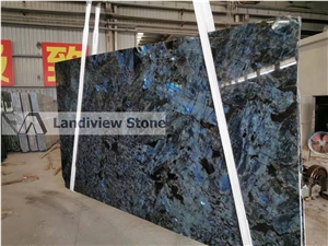 Labradorite Blue Slabs, Lemurian Blue Slabs