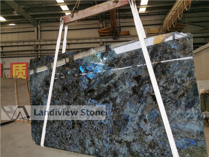 Labradorite Blue Slabs, Lemurian Blue Slabs