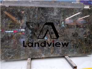 Lemurian Blue Granite Tiles Slabs Wall