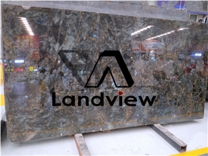 Lemurian Blue Granite Tiles Slabs Wall