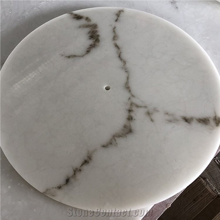 Artificial Decoration Material White Round Table