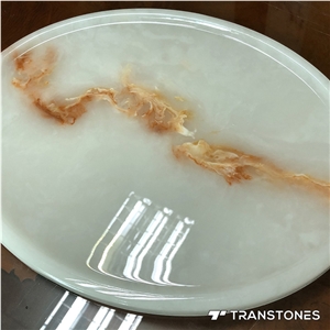 Artificial Stone Tray for Interior Decor