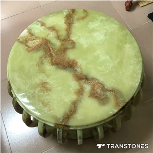 China Factory Table Top For Home Decor Alabaster