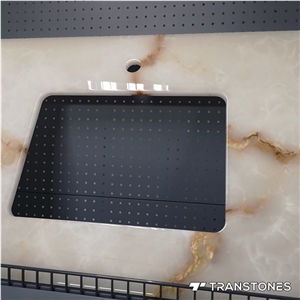 Customized Design Backlit Bath Top for Shower Room Decors