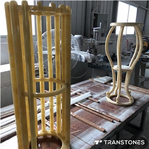 Customized Design for Column Walls & Counter Decor