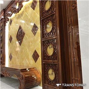 Customized Design for Column Walls & Counter Decor