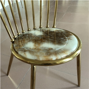Decorative Faux Alabaster Sheet For Furniture Desk Stool
