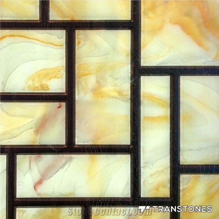 Decorative Stone Faux Alabaster for Table Top