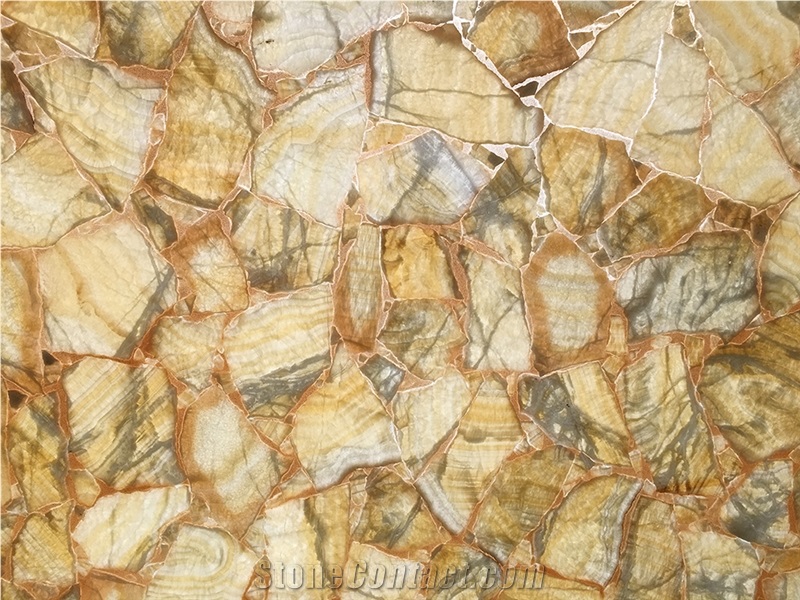 Faux Brick Alabaster Sheet for Bar Counter