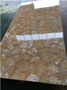 Faux Brick Alabaster Sheet for Bar Counter
