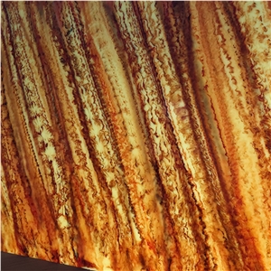 Faux Popular Translucent Yellow Onyx Sheet