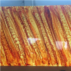Home Decor Faux Yellow Onyx Alabaster Slab