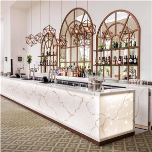 Hot Sale Decorative Interior White Bar Counter