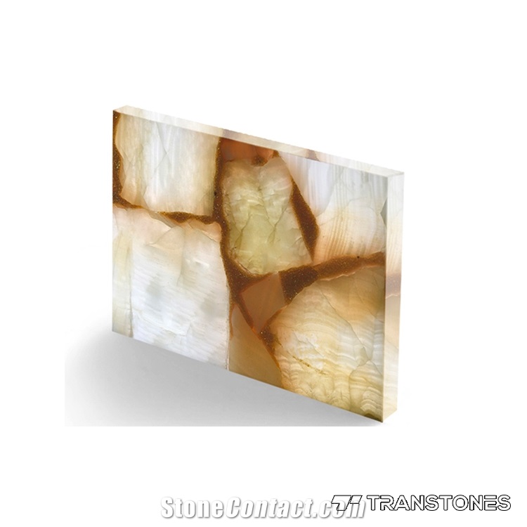 Natural Alabaster Sheet for Furniture