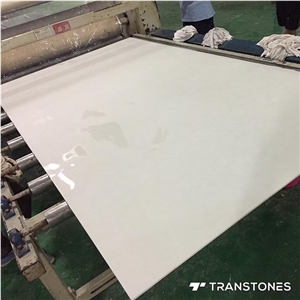 Pure White Onyx Backlit Onyx Slab Artificial Stone