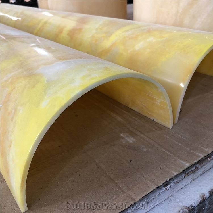 Translucent Big Sheet Flexible Alabaster Stone