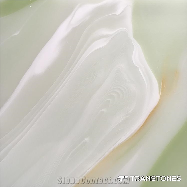 Translucent Stone Green Alabaster Wall Decors