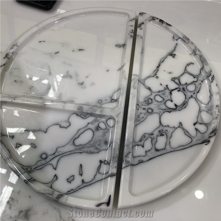 Transtones Alabaster Tray Customized Design