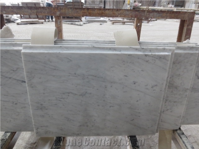 Bianco Carrara Marble Bath Vanity Tops