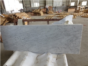 Bianco Carrara Marble Bath Vanity Tops