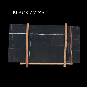 Black Aziza, Sahara Noir, Laurent Black Gold Slabs Black Aziza, Sahara Noir, Laurent Black Gold Slabs